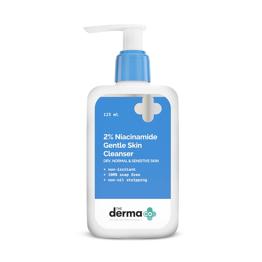 Amazon.com: The Derma Co 2% Niacinamide Gentle Skin Cleanser for